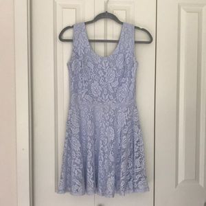 Robin blue lace skater dress from Nordstrom
